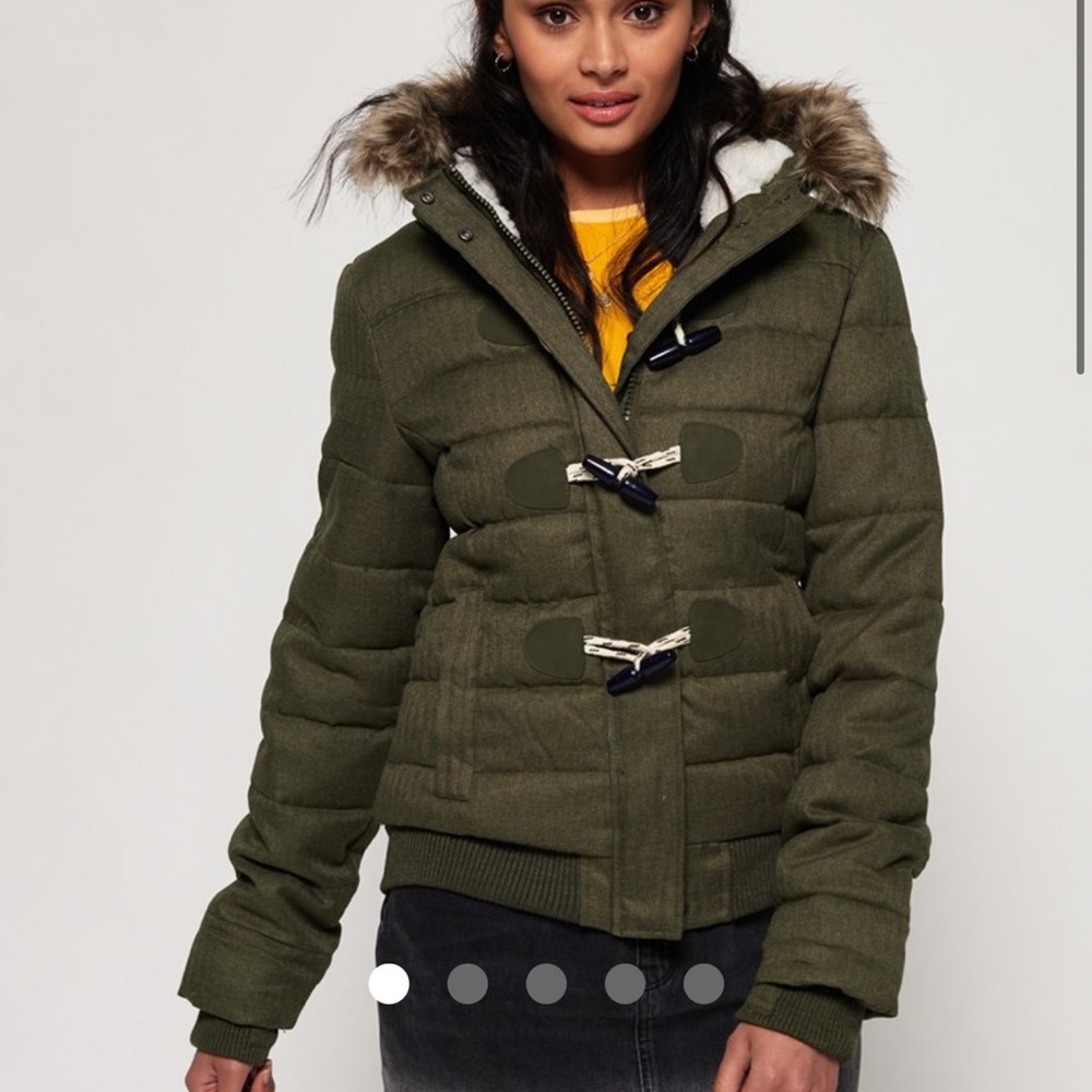 Superdry Marl Toggle Puffle Jacket
